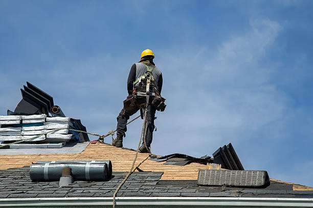 Professional Roof Replacement technician working in Leitchfield, KY